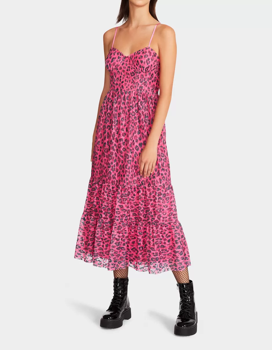 Women Betsey Johnson Clothing<Wild N Out Stretch Lace Corset Midi